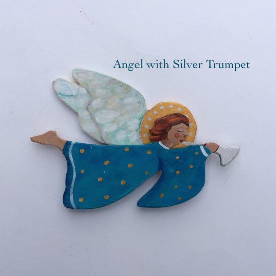 Blue Trumpeting Angel